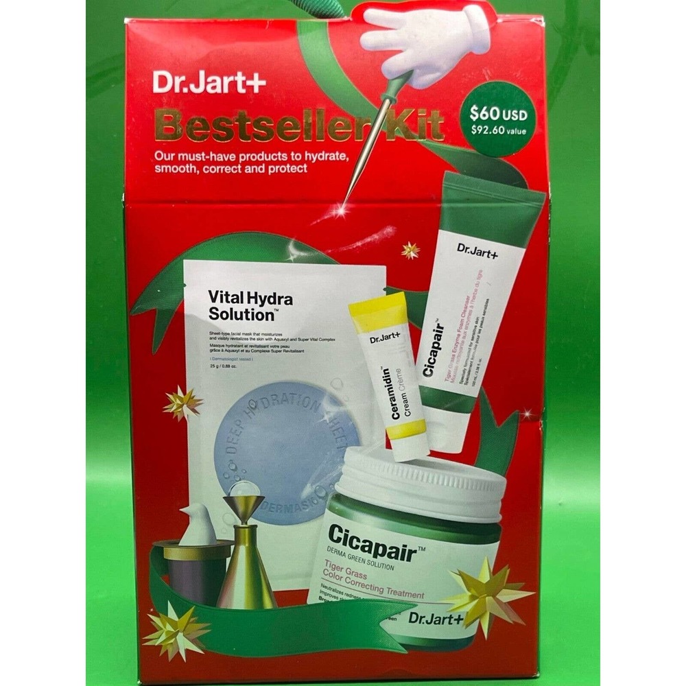 Dr. Jart+ Bestseller Kit Hydrate, Smooth, Correct & Protect New $92.70 Value